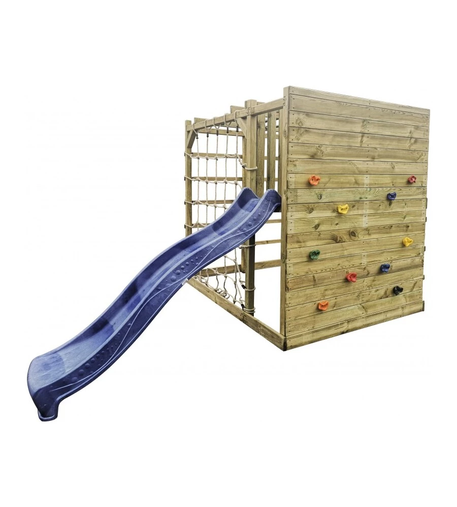 PARCO GIOCHI PER BAMBINI IN LEGNO DOMUS "SIGMA" 377,6X210X185,6CM